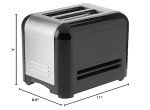 Cuisinart Compact Brushed Stainless 2-Slice Toaster