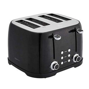 Amazon Basics 4-Slice Toaster with 6 Browning Settings