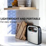 OVENTE Electric Sandwich Maker with Non-Stick Plates