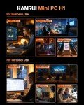 KAMRUI Hyper H1 Mini Gaming PC, Ryzen 7 6800H