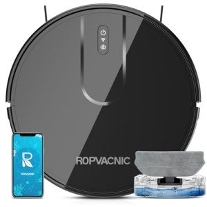 ROPVACNIC 4000Pa Robot Vacuum and Mop Combo