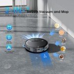 SHELIKI 2-in-1 Robot Vacuum & Mop with WiFi Control