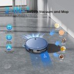 SHELIKI 2-in-1 Robot Vacuum and Mop - Blue