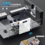 SHELIKI 2-in-1 Robot Vacuum & Mop with WiFi Control