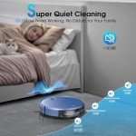 SHELIKI 2-in-1 Robot Vacuum and Mop - Blue