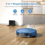 Smart Robot Vacuum and Mop Combo with WiFi