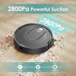 KOZVIX W6+ Smart Robot Vacuum Cleaner - Black