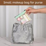 LYroo 4-Pack Clear Mini Makeup Zipper Bags