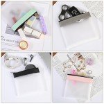 LYroo 4-Pack Clear Mini Makeup Zipper Bags