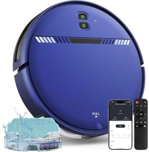 Smart Robot Vacuum and Mop Combo with WiFi