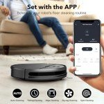 Smart Robot Vacuum and Mop Combo with WiFi
