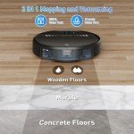 2-in-1 Robot Vacuum and Mop with Smart Control