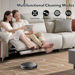 Smart Robot Vacuum and Mop Combo with WiFi