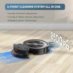 AZQQ 2-in-1 Robot Vacuum and Mop Combo