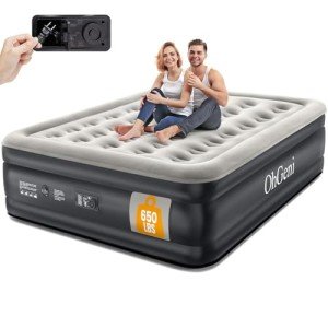 OhGeni Queen Air Mattress with Built-in Pump