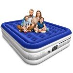 Queen Air Mattress with Built-in Pump & Comfort