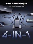 UGREEN 65W GaN USB-C Charger with 4 Ports