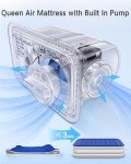 Queen Air Mattress with Built-in Pump & Comfort