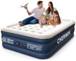 CHERIMOR Queen Air Mattress with Built-In Pump
