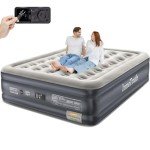 Queen Air Mattress with Built-in Pump, 18" Raised