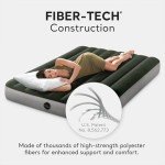 Intex Fiber-Tech Full Size Air Mattress with Pump
