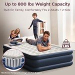CHERIMOR Queen Air Mattress with Built-In Pump