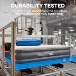 Queen Air Mattress with Built-in Pump, 18" Raised