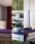 CHILLSUN Queen Air Mattress with Built-In Pump