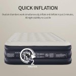 Queen Air Mattress with Built-In Pump - Quick Inflate