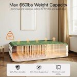 Zearna Upgraded Queen Air Mattress with Pump