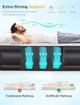 BUPPLEE 18" Raised Air Mattress with Pump