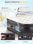 BUPPLEE 18" Raised Air Mattress with Pump