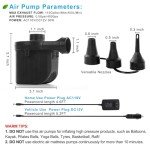 Electric Inflatable Bed Pump for Air Mattresses & Pools