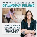 Lunderg Alternating Air Pressure Mattress Pad with Static Mode & Flocking - Comfortable Bed Sore Prevention - Includes Mattress Topper for Hospital Bed or Home & Quiet Pump - Recommended by Doctors