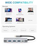 5-in-1 USB-C Hub with 4K HDMI Output