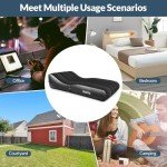 Bestrip Inflatable Couch with Built in Pump - Upgraded Extra Size Air Lounger Sofa, Portable Blow up Mattress Bed with Storage Bag, Inflatable Bed for Home, Camping & Guests