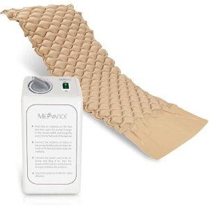 MedVance Premium Alternating Air Pressure Mattress Pad with Ultra Quiet Alternating Pump | Pressure Sore and Ulcer Prevention and Relief | Use on Medical, Hospital, or Standard Bed