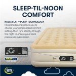 Serta Raised Air Mattress with Never Flat Pump | Size: Queen 18" | Luxury Inflatable Mattress - Built in Air Pump to Ensure a Good Night’s Rest | Heavy Duty Blow Up Mattress with Self Inflating Pump