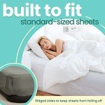 EZ INFLATE Air Mattress with Built in Pump - Twin Size Double-High Inflatable Mattress with Flocked Top - Easy Inflate, Waterproof, Portable Blow Up Bed for Camping & Travel