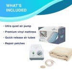 MedVance Premium Alternating Air Pressure Mattress Pad with Ultra Quiet Alternating Pump | Pressure Sore and Ulcer Prevention and Relief | Use on Medical, Hospital, or Standard Bed