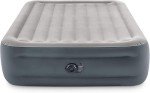 Intex Dura-Beam Series Essential Rest Airbed with Internal Electric Pump, Bed Height 18", Queen (2020 Model)