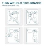 LOSTHORIZON Air & Foam Camping Mattress, Self-Inflating Sleeping Pad, 4.5" Thick, with Air Pump, Queen