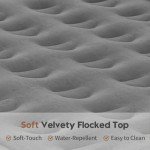 Cotabaty Queen Air Mattress with Built-in Pump, 18 inch Tall Inflatable Mattress Double Airbed, Luxury Self Inflating Air Bed Blow Up Mattress Portable for Home Camping Travel, 650lb Max Weight