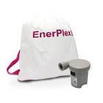 EnerPlex Inflatable Travel Bed with High Speed Pump, Portable Air Mattress for Kids on The Go, Blow up Toddler with Sides – Built-in Safety Bumper - Pink