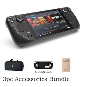 Valve Steam Deck 1TB Handheld Gaming Console Bundle