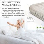 King Koil Luxury Twin Air Mattress with Built-in High-Speed Pump for Home, Guests & Camping - 13" Twin Size Premium, Double High Inflatable Blow Up Mattress Waterproof