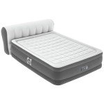 Sealy Tritech Airbed Queen 31" Headboard Built-in AC Pump