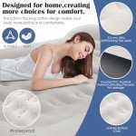 Ptlahmri Air Mattress Queen with Built in Pump,16″ Comfort Plush Surface Luxury Air Mattress,Portable Twin air Mattress with Pillow Design for Guests, Camping & Home, 660lb Weight Capacity(Black)