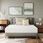 GAESTE 8 Inch Full Cooling Gel Memory Foam Mattress for Cool Sleep Medium Firm CertiPUR-US Certified Foam, Mattress in a Box Pressure Relief Removable Cover No Fiberglass (Full, 8 in)