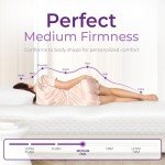 GAESTE 8 Inch Full Cooling Gel Memory Foam Mattress for Cool Sleep Medium Firm CertiPUR-US Certified Foam, Mattress in a Box Pressure Relief Removable Cover No Fiberglass (Full, 8 in)